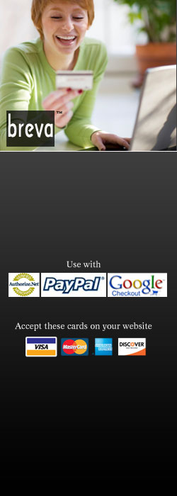 Breva is our custom e-commerce application that let's you manage inventory and sell online
